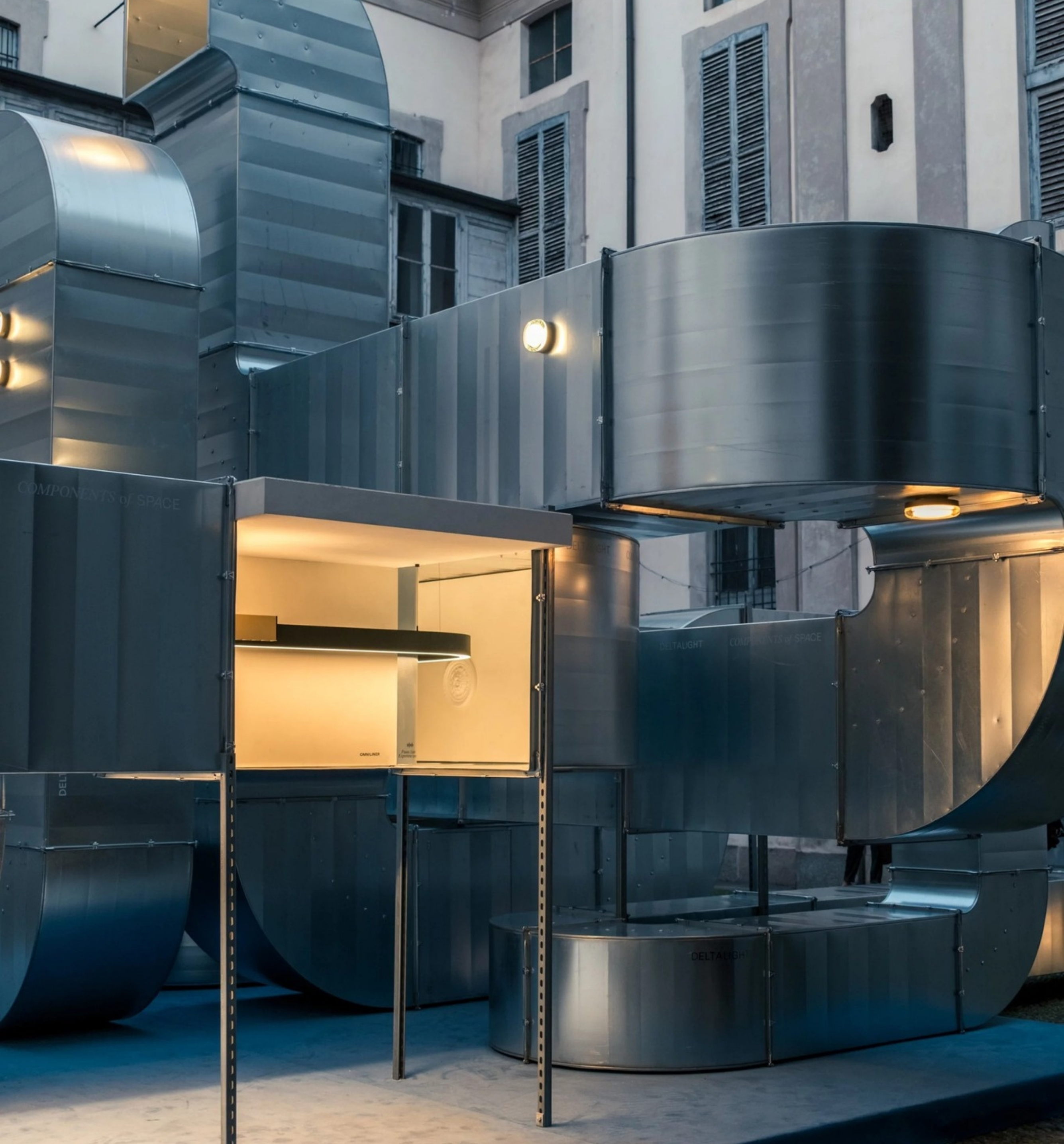 光與空氣的呼吸建築 – Delta Light《Components of Space》重塑米蘭歷史場域