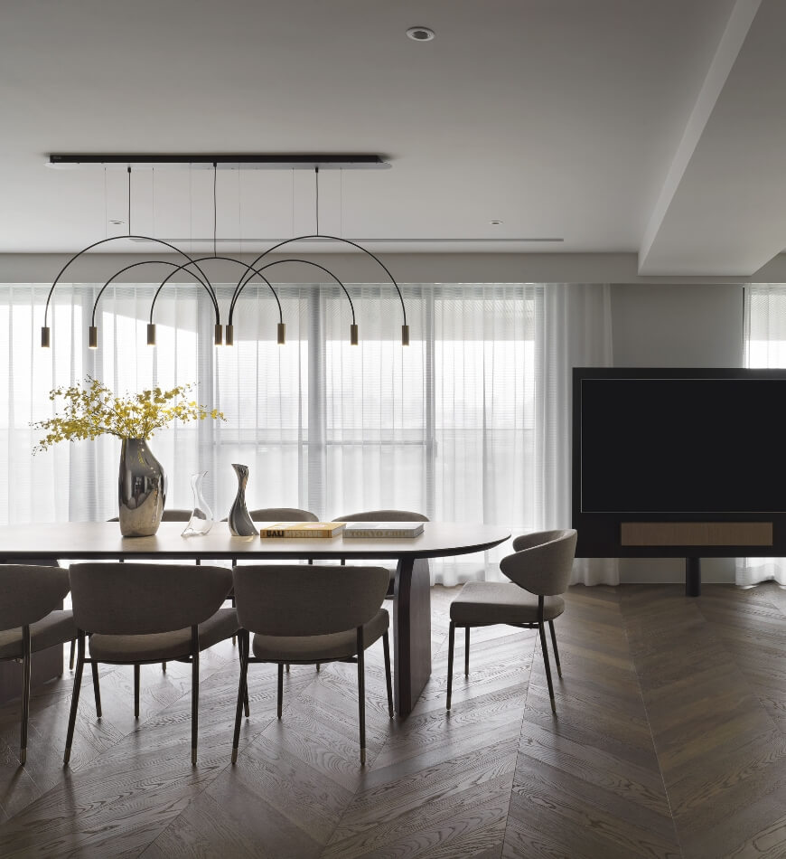 Estiluz, Catellani & Smith, VIBIA｜Private residence, Zhubei City, Taiwan